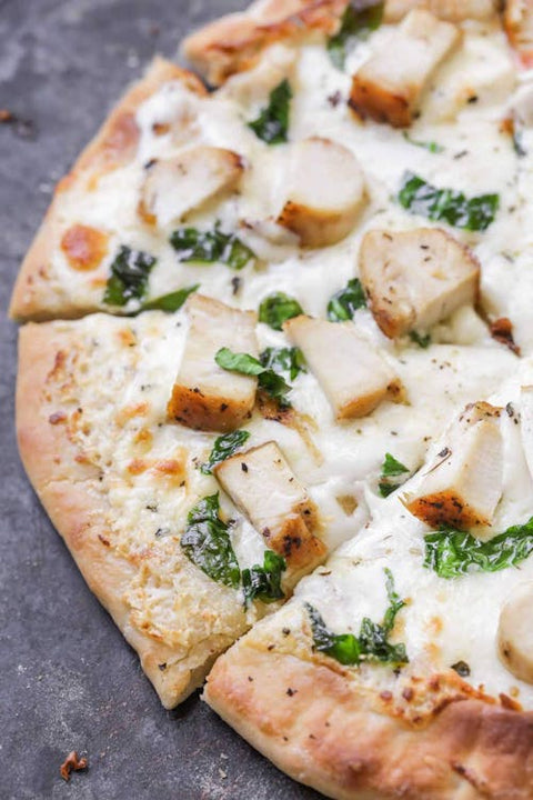 CHICKEN ALFREDO PIZZA