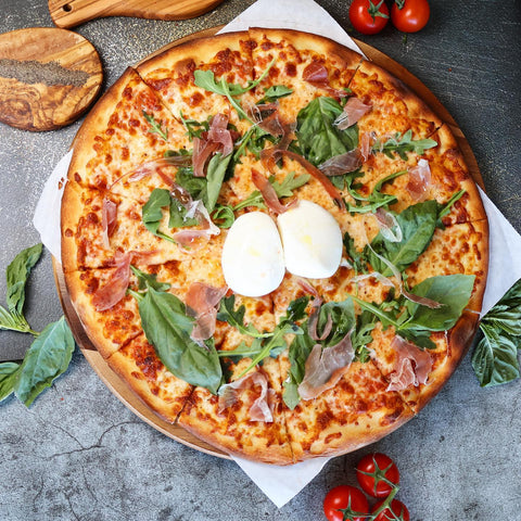 PROSCIUTTO BURRATA PIZZA